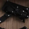 New Fashion Toddler Baby Girls Clothes Black Blouse Top Hole Casual Denim Pants Outfits Set - Image 5