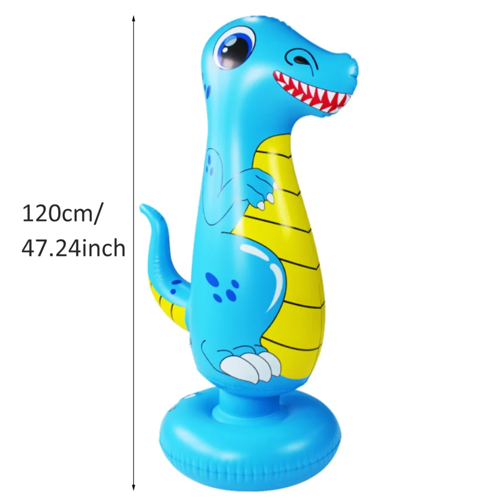 Boxing Iatable Punching Bag Kids Tumbler Children Games Sport Toys dinosaur Standing Sandbag For Boy Girls 5 6 7 8 9 10 Years - Image 6