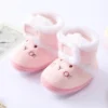 Baywell Winter Newborn Boys Soft Sole First walker Autumn Baby Shoes Girl 1 Year Toddler Fur Warm Snow Boots 0-18 Months - Image 24