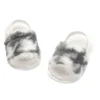Baywell Baby Girls Leopard Plush Sandals Faux Fur Slides Sandals Newborn Non-Slip Shoes Indoor Outdoor Infant Slippers 0-18M - Image 5