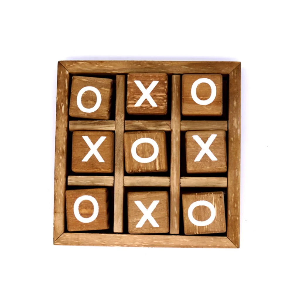 XO Wood Board Game Toy Leisure Parent-Child Interaction Game Board Chess Developing Intelligent Puzzle Game Educational Toys - Image 11