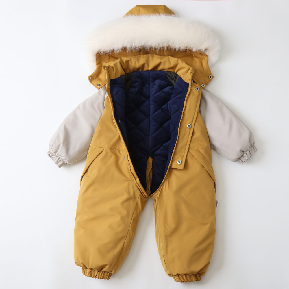 Winter Baby Boys Girls Thick Warm Rompers Toddler Kids Ski Clothes Children SnowSuit Clothing for Outdoor Sports - Image 22