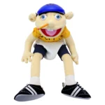 60cm Large Jeffy Boy Hand Puppet Plush Toys Removable Children Soft Doll Talk Show Party Props Puppet Stuffed Doll For Kids Gift