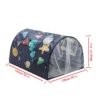 Bed Tent Kids Play Tent House Canopy Children Folding PopUp Indoor Toys Tent Child Fairy House Portable Privacy Sleeping Tent - Blue - spain