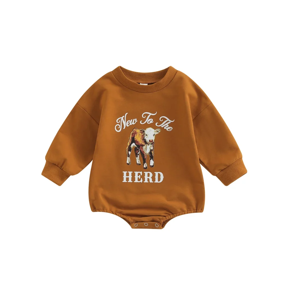 Citgeett Spring Autumn Infant Baby Boys Girls Jumpsuit Letter Print Long Sleeve Bodysuit Fall Clothes - Image 7