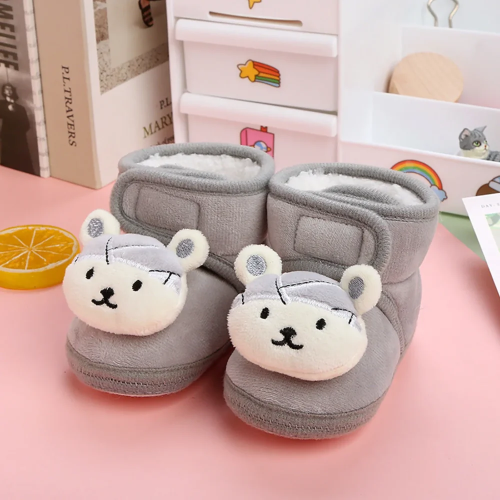 First Walkers Soft Soled Infant Toddler Kids Boy Footwear Shoes Winter Super Warm Newborn Shoes Baby Girls Princess Winter Boots - Image 4