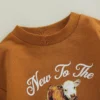 Citgeett Spring Autumn Infant Baby Boys Girls Jumpsuit Letter Print Long Sleeve Bodysuit Fall Clothes - Image 4
