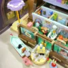 Spongebob Patrick Star Cartoon Krusty Krab Restaurant with Light Building Blocks Creative Figure Model Light Bricks Toys Gift - Image 4