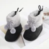 Baywell Winter Newborn Boys Soft Sole First walker Autumn Baby Shoes Girl 1 Year Toddler Fur Warm Snow Boots 0-18 Months - Image 40