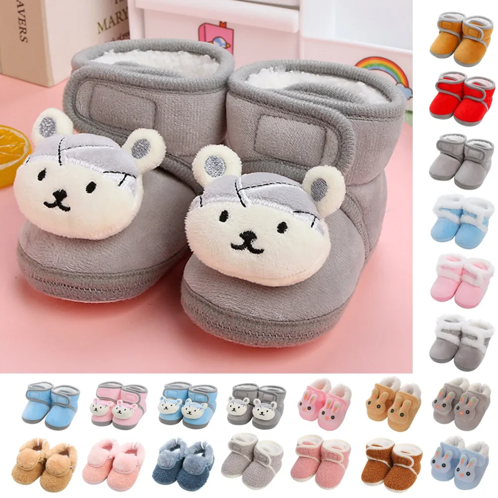 First Walkers Soft Soled Infant Toddler Kids Boy Footwear Shoes Winter Super Warm Newborn Shoes Baby Girls Princess Winter Boots - Image 6